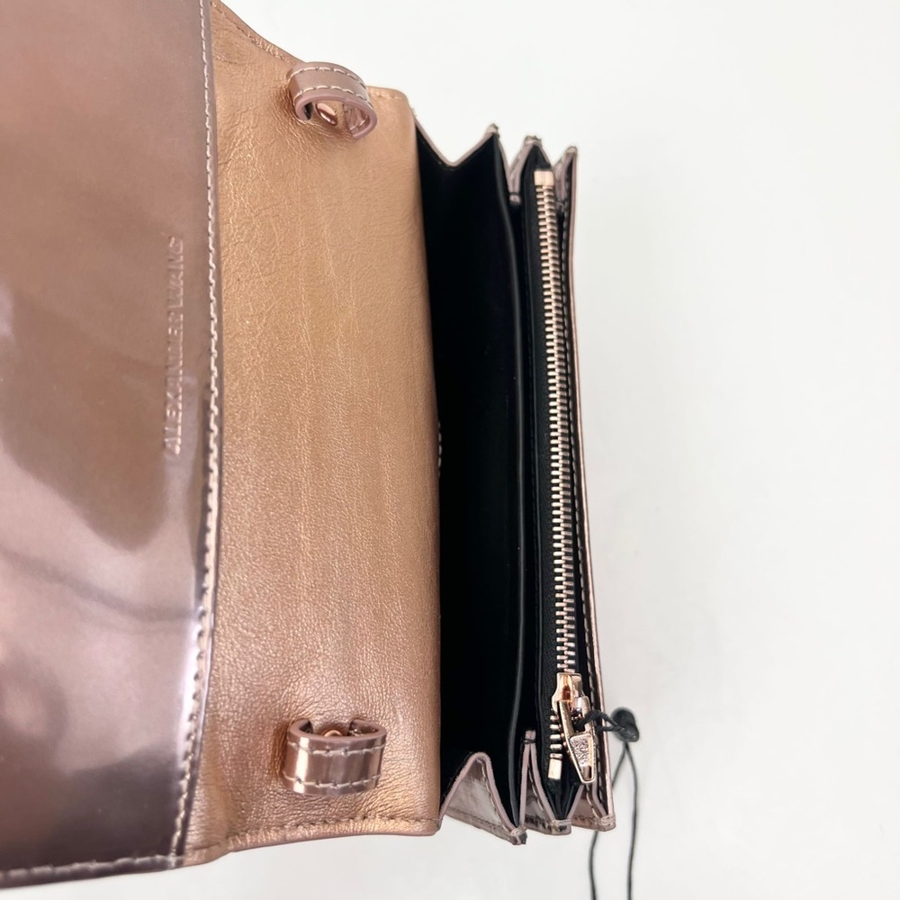 ALEXANDER WANG Prisma Biker Metallic wallet on a strap - Picture 13 of 15